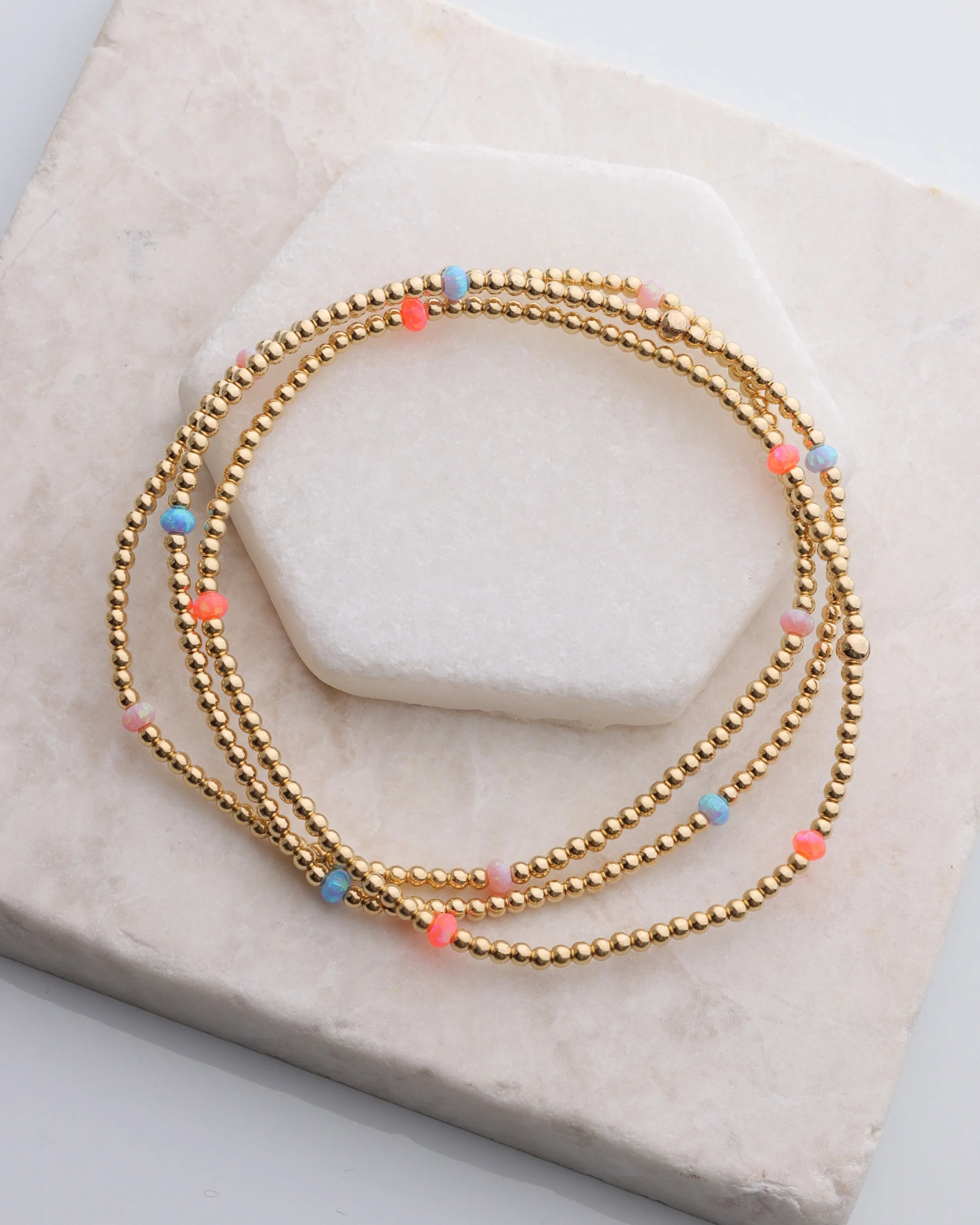 2mm Opal Bracelet by Bara Boheme