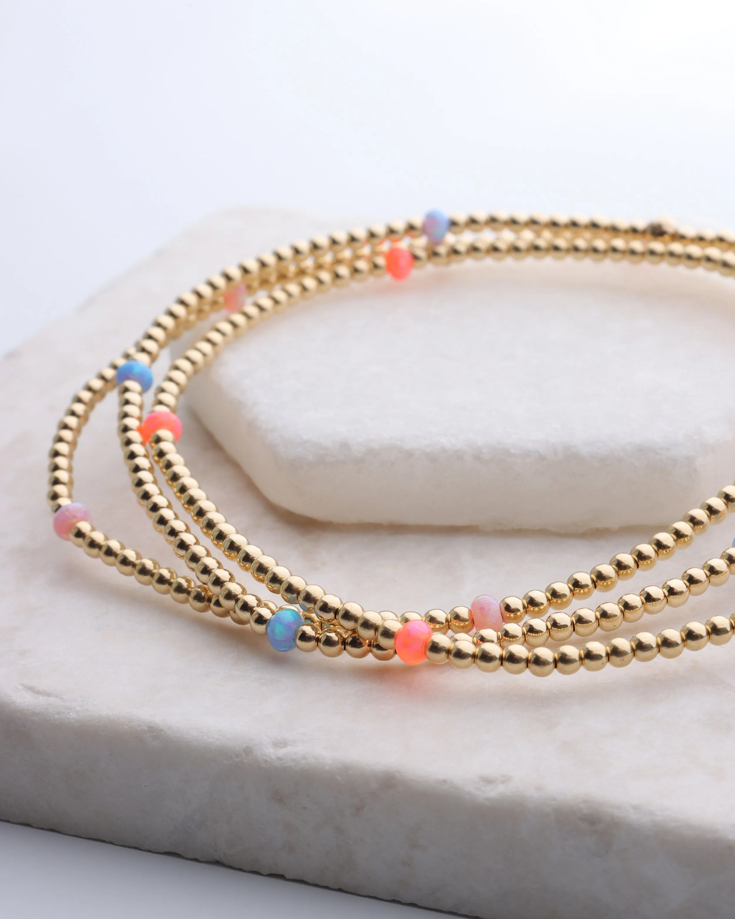 2mm Opal Bracelet by Bara Boheme