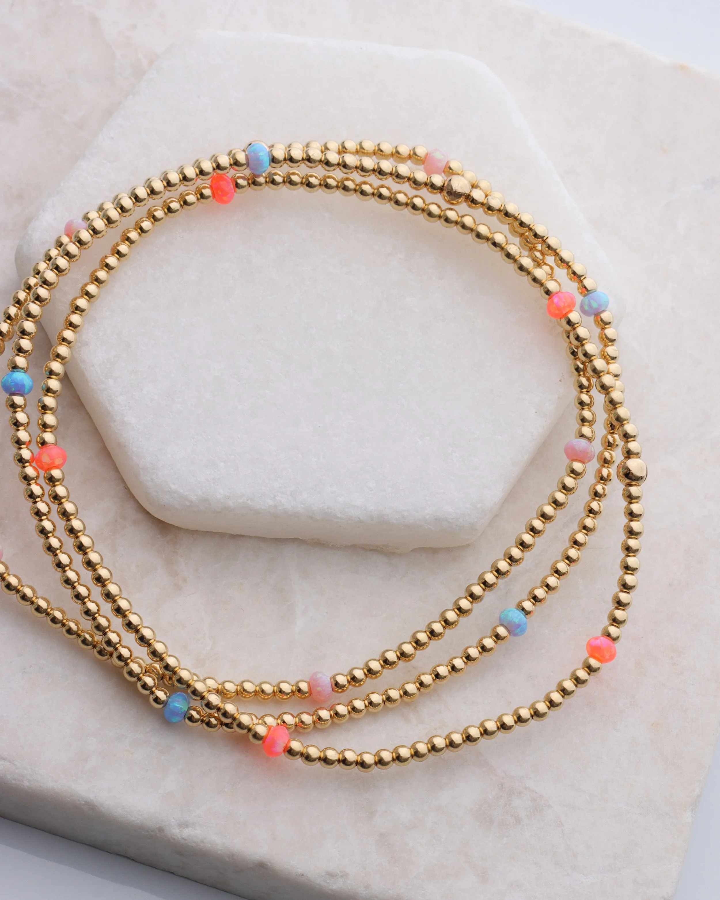 2mm Opal Bracelet by Bara Boheme