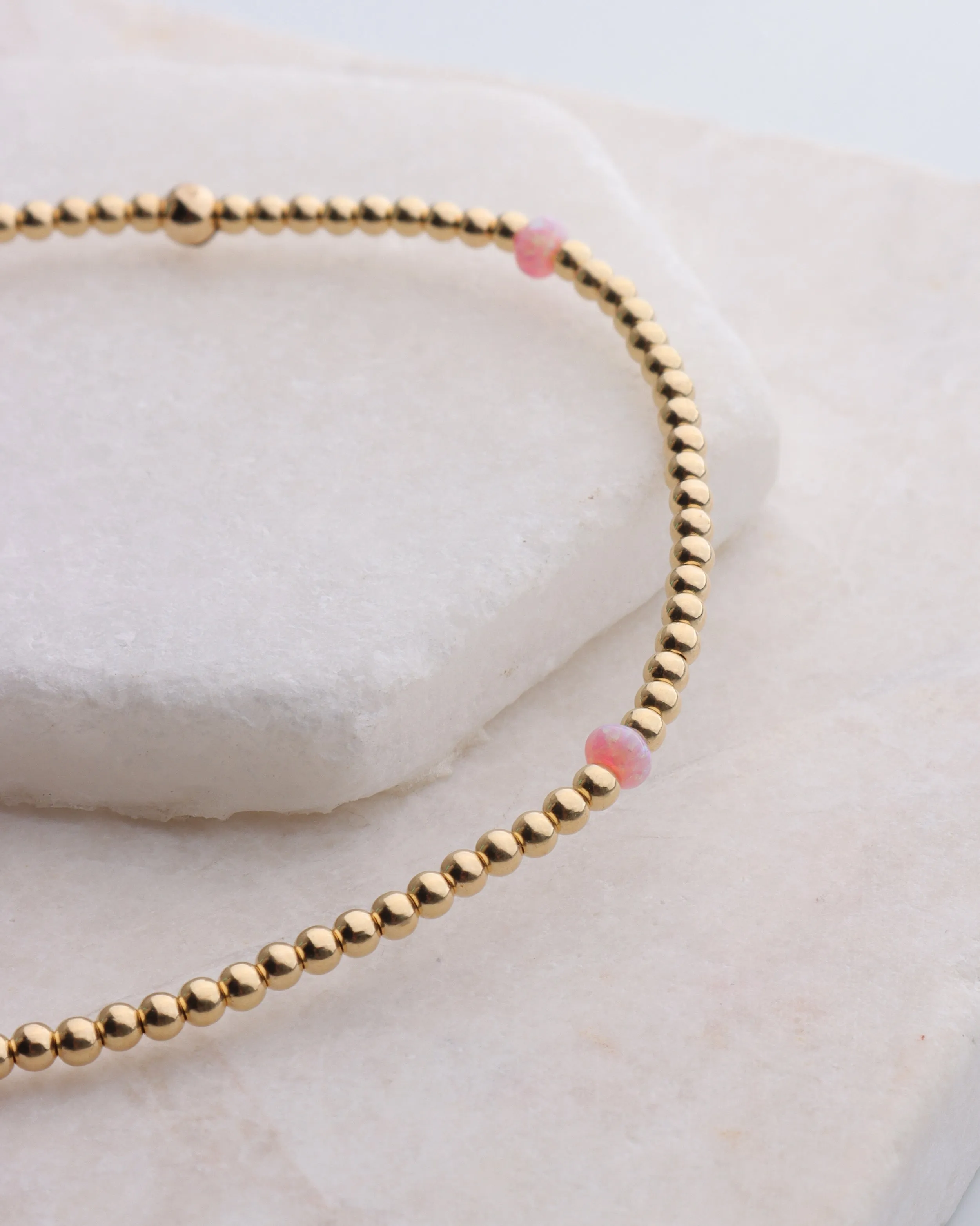 2mm Opal Bracelet by Bara Boheme