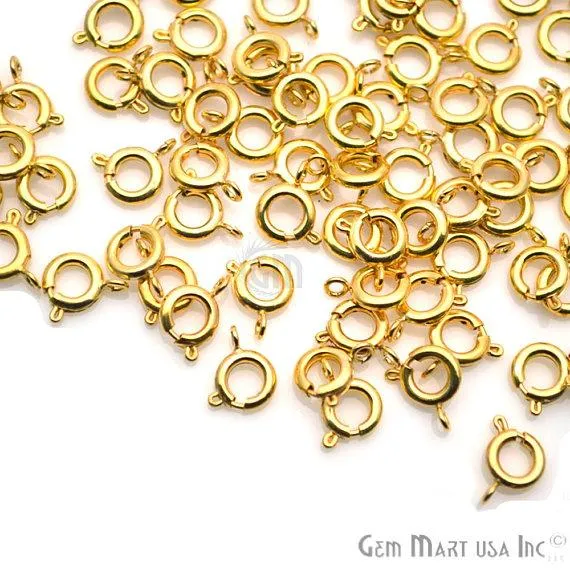 5 Pc Lot Gold Pendant Clasp, Gold Plated Pendant Clasp, Pendant Hook, Necklace Pendant Hooks, Pendant Lock (GP-90007)