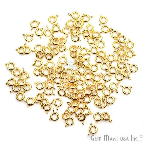 5 Pc Lot Gold Pendant Clasp, Gold Plated Pendant Clasp, Pendant Hook, Necklace Pendant Hooks, Pendant Lock (GP-90007)