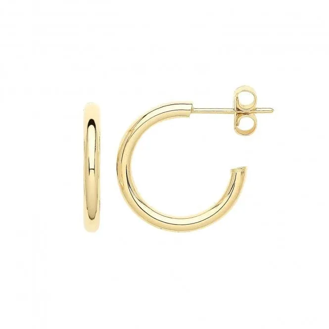 9ct Yellow Gold Hoop Earrings ER1191