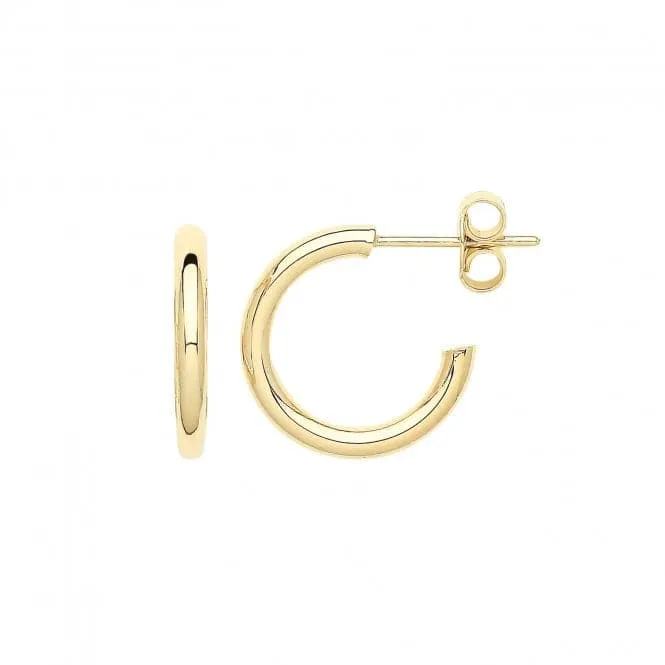 9ct Yellow Gold Hoop Earrings ER1191