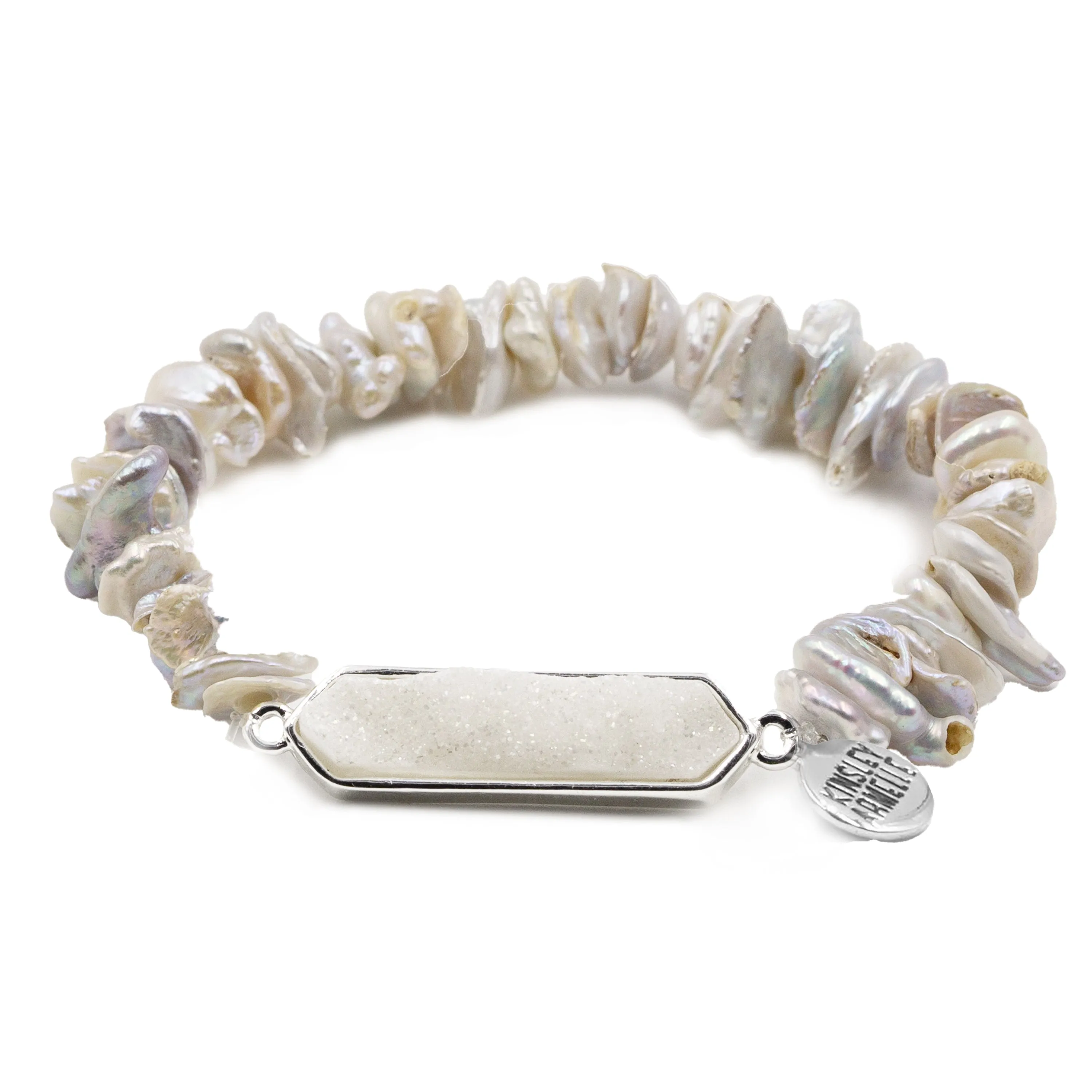 Adelaide Collection - Silver Opal Quartz Bracelet (Wholesale)