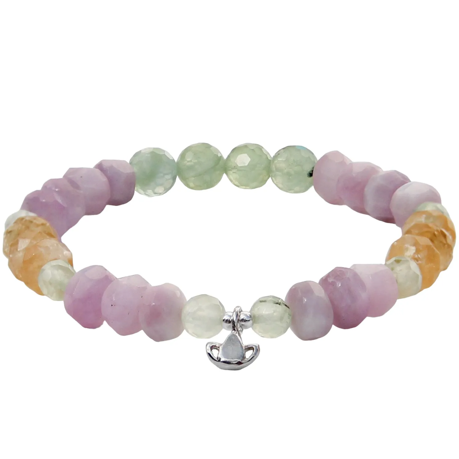 Begin Again Bracelet | Kunzite, Prehnite, Citrine