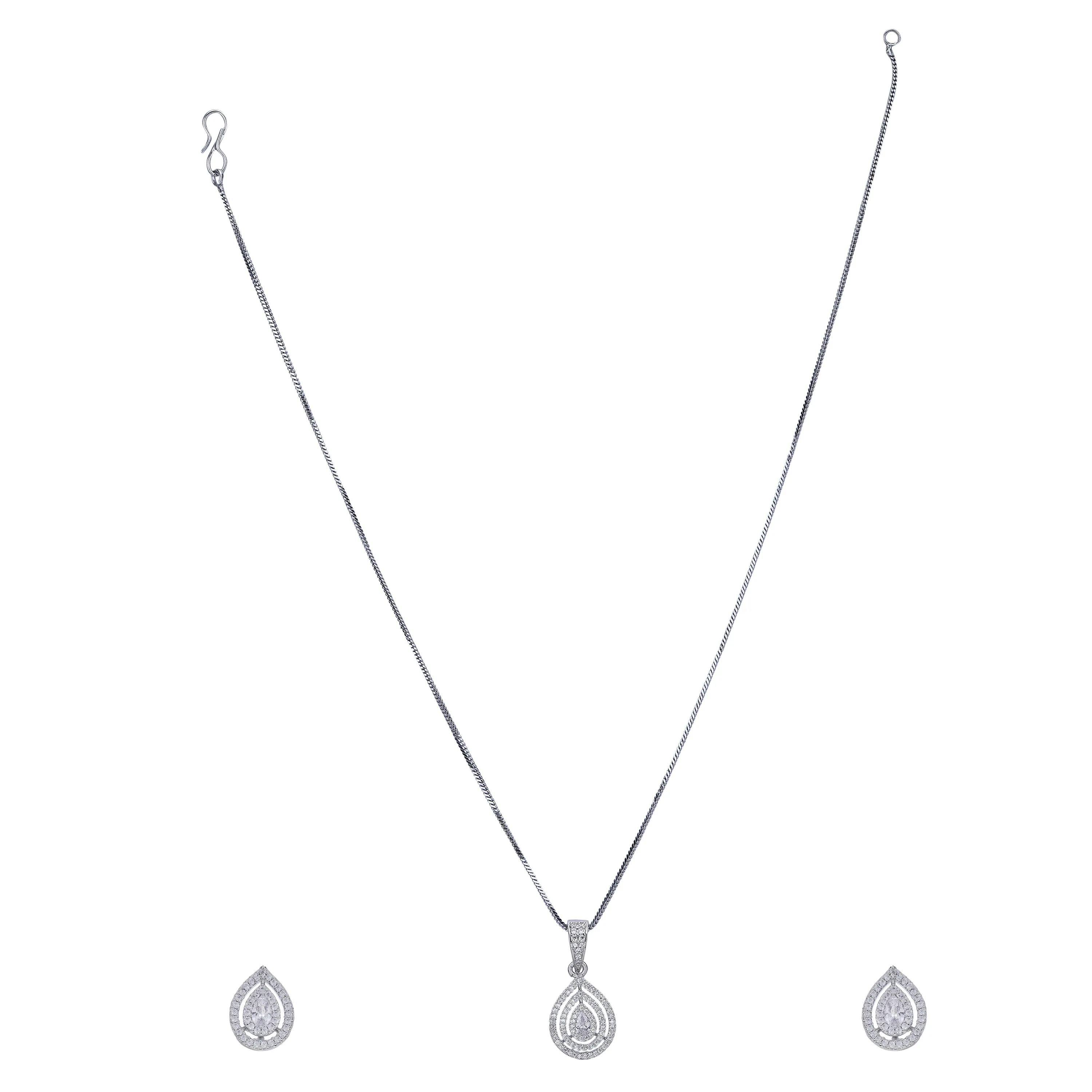 Binu Zircon Pendant Set