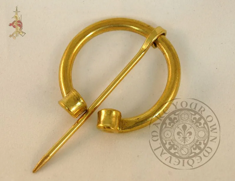 Brass Fibula Dress Clasp