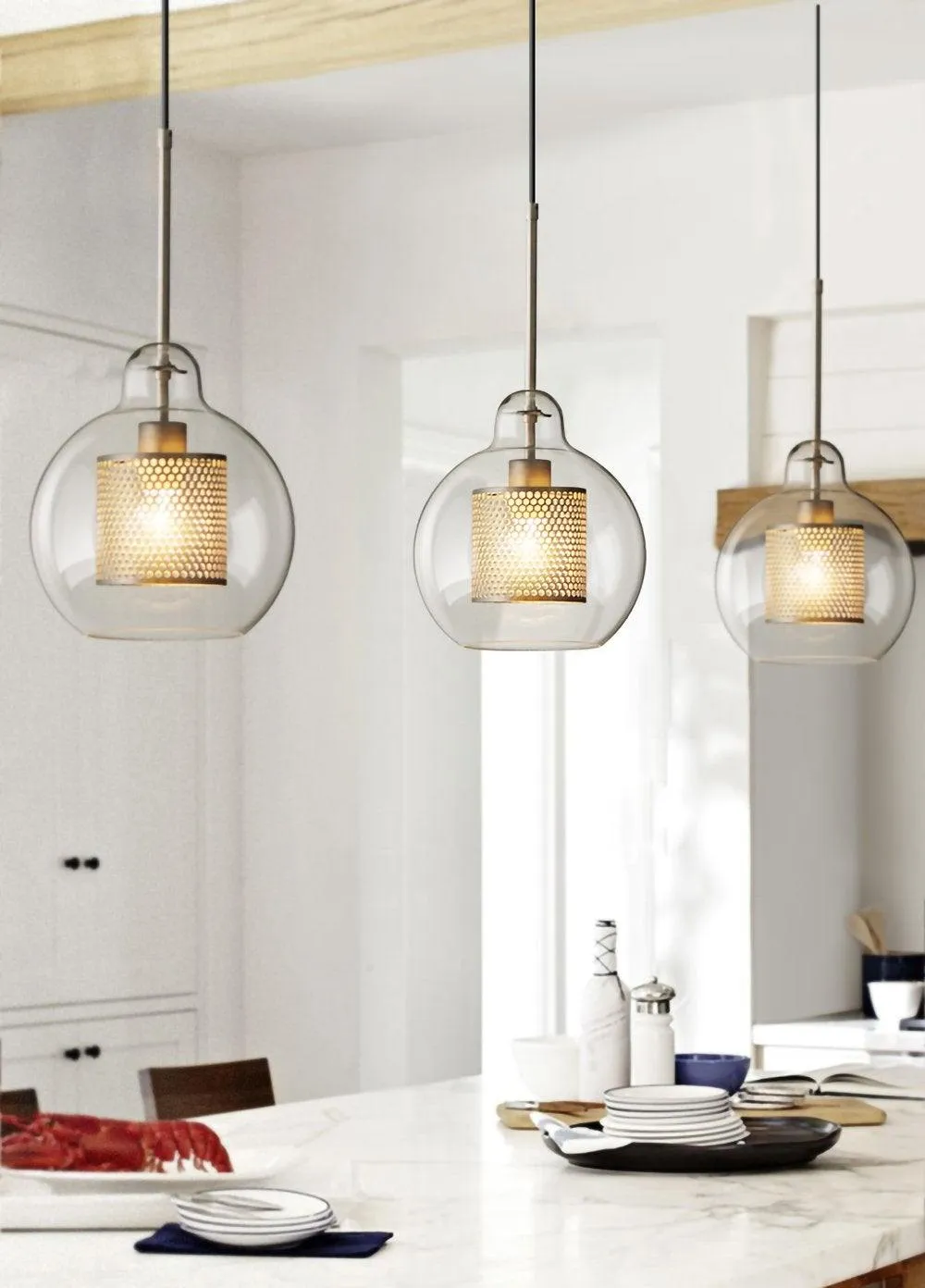 Chiswick Glass Pendant Light