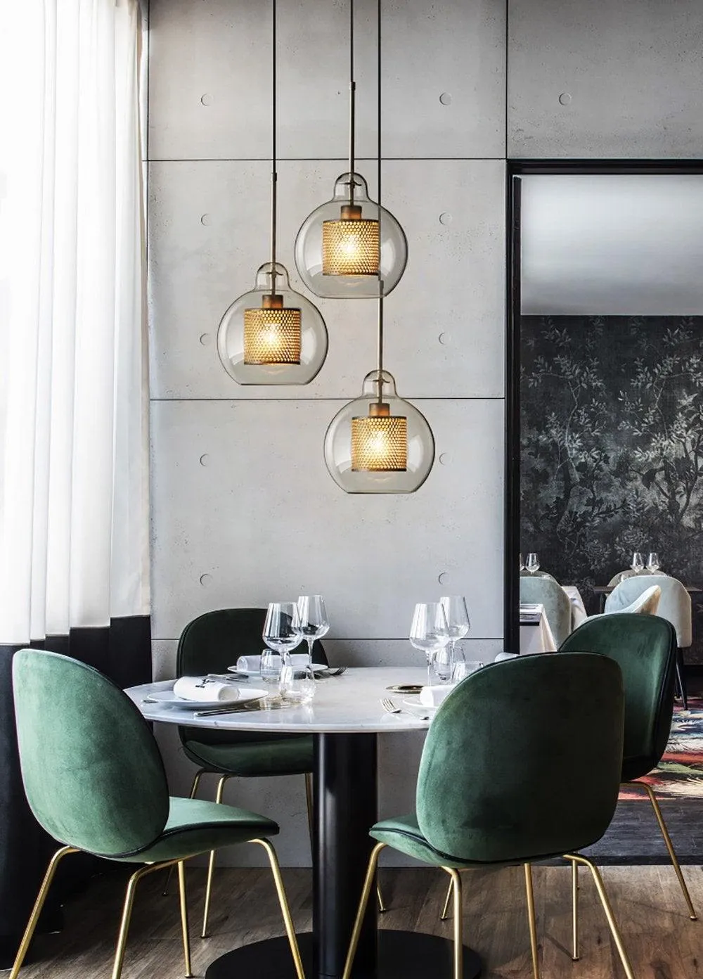 Chiswick Glass Pendant Light