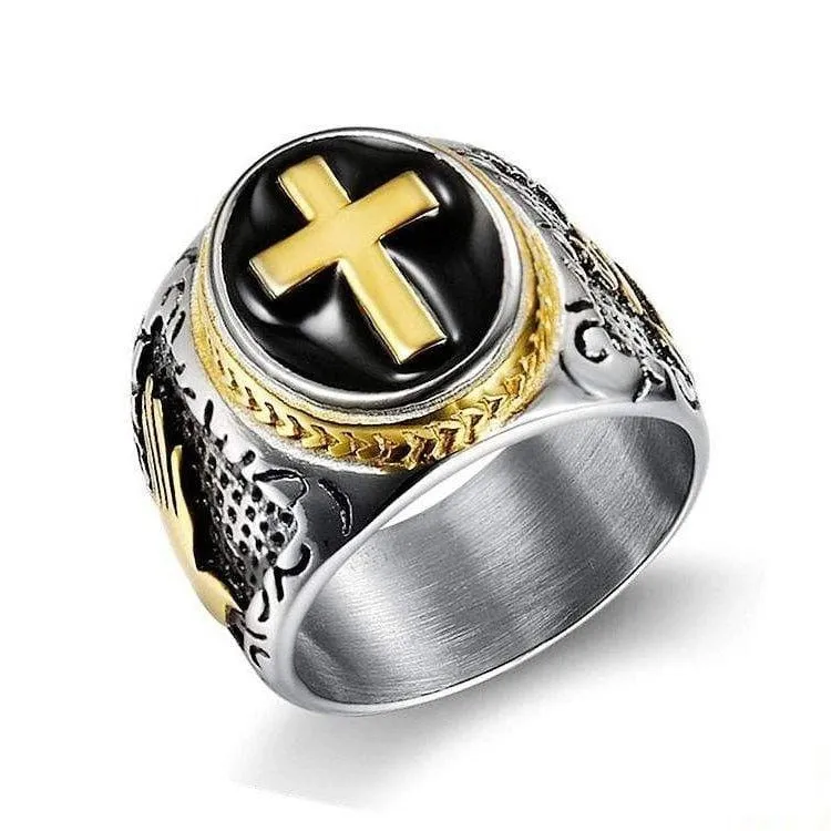 Christian Ring <br> Holy Cross Signet Ring