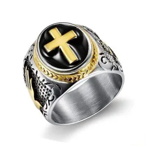 Christian Ring <br> Holy Cross Signet Ring