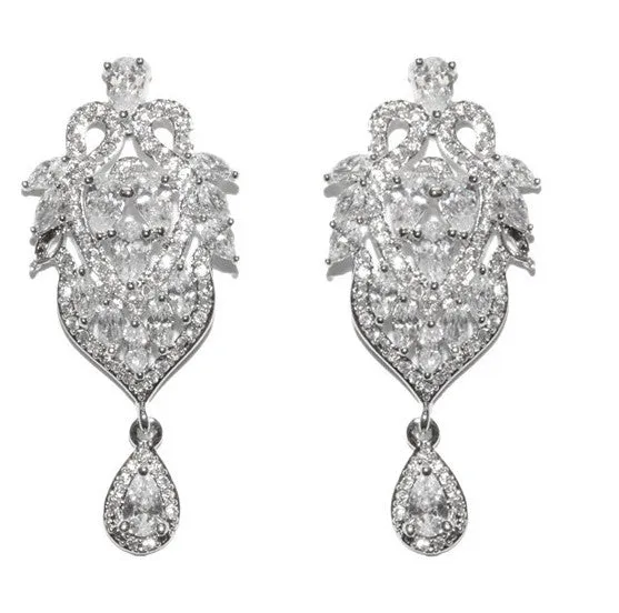 Christiana Statement Bridal Crystal Earring