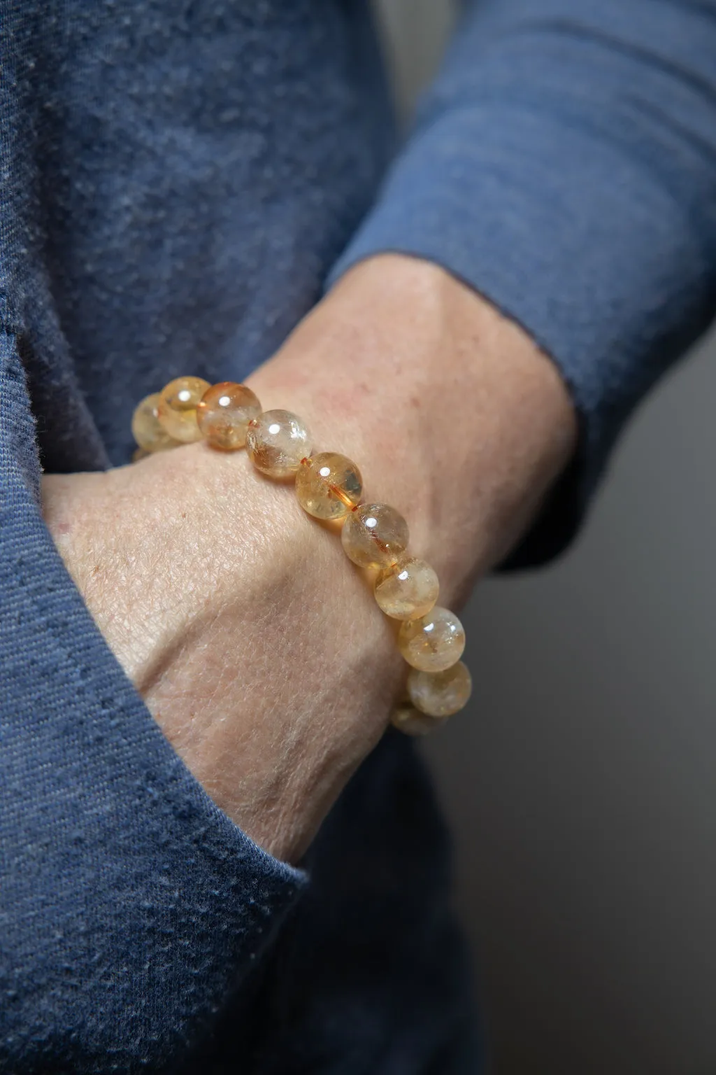 Citrine Gloss Natural Gemstone Bracelet