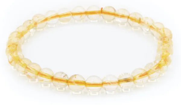 Citrine Gloss Natural Gemstone Bracelet