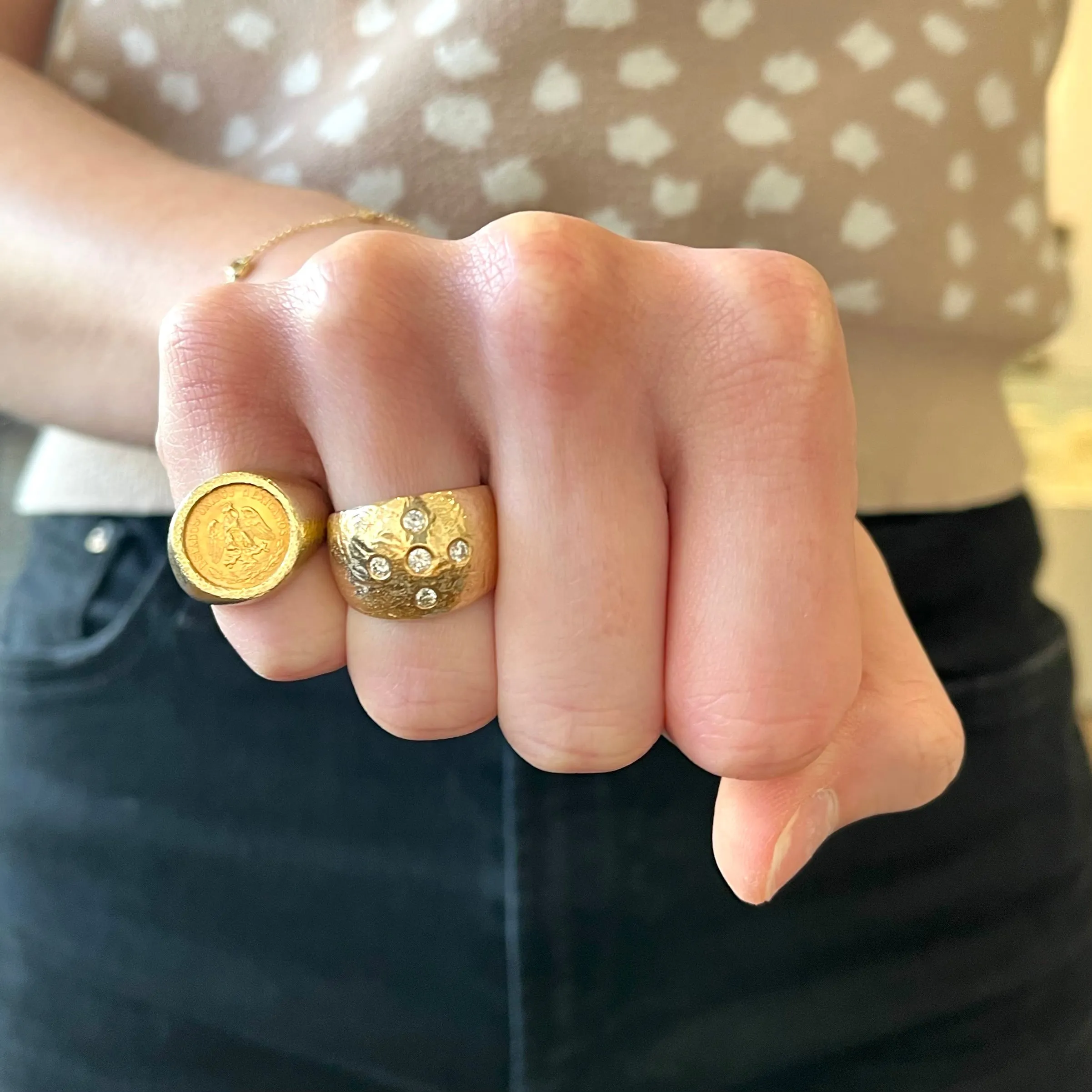 Coin Signet Ring