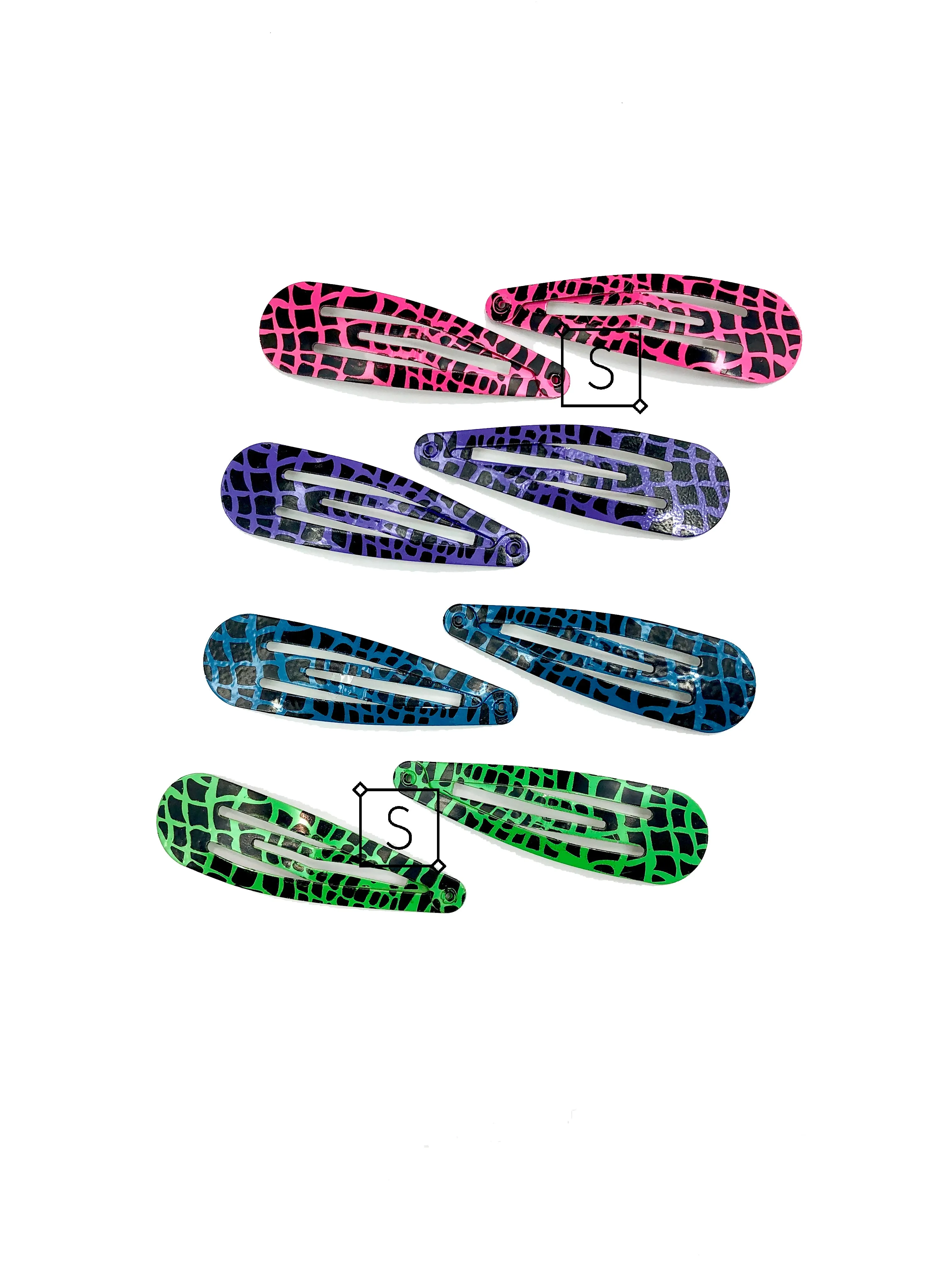 Croc Barrette Clips