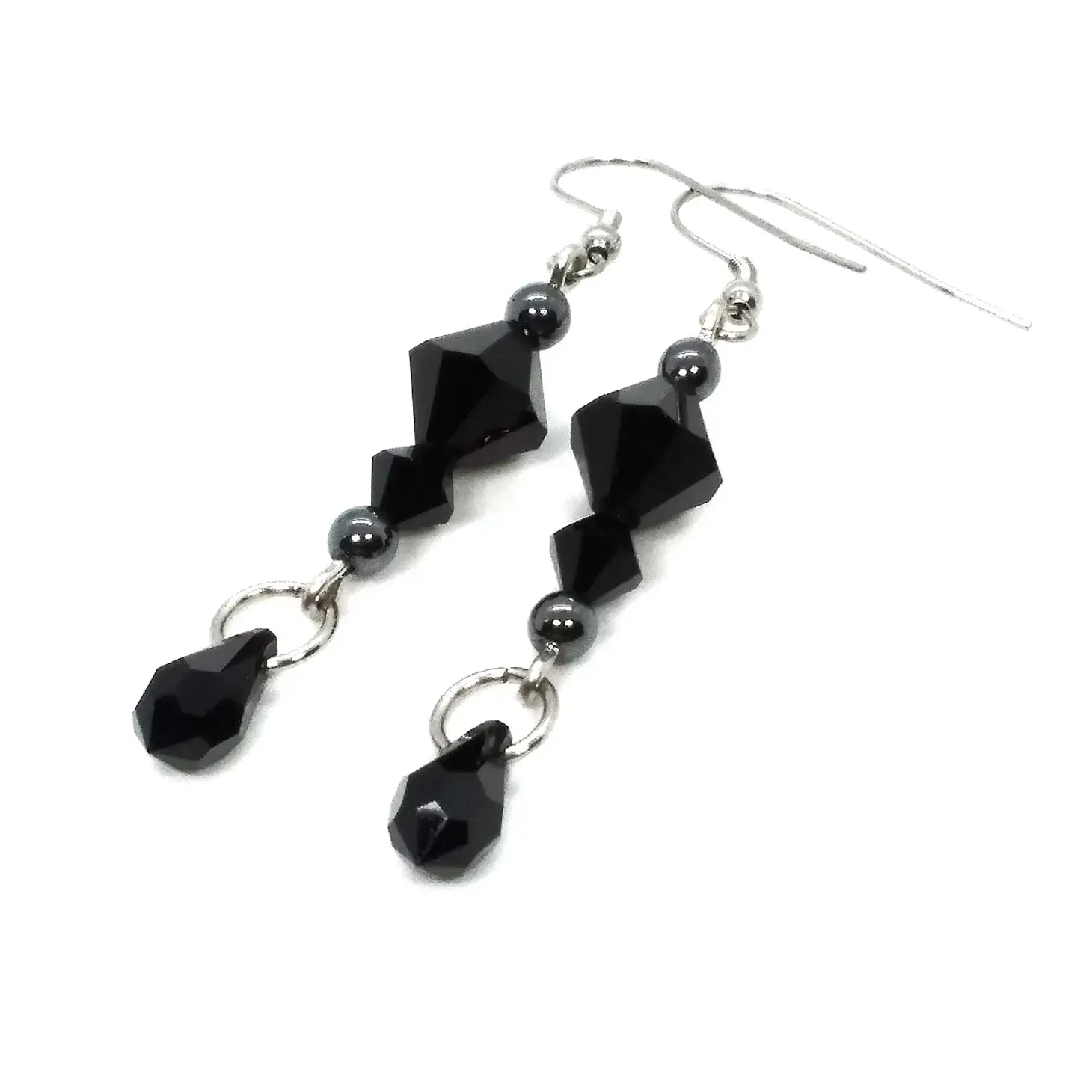 Dark Crystal Earrings