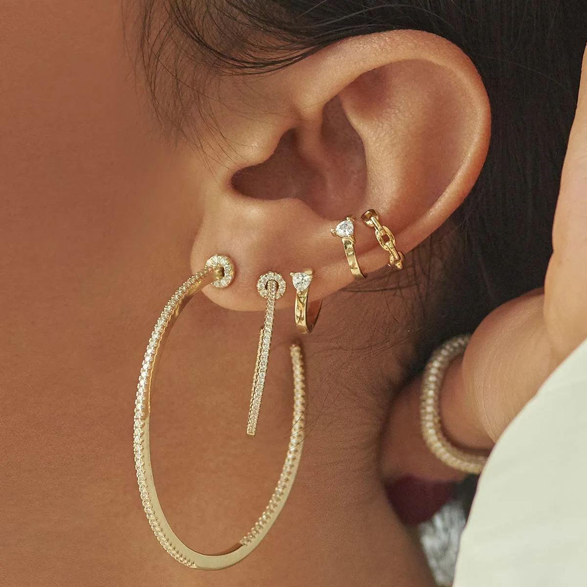 Davey hoop earrings