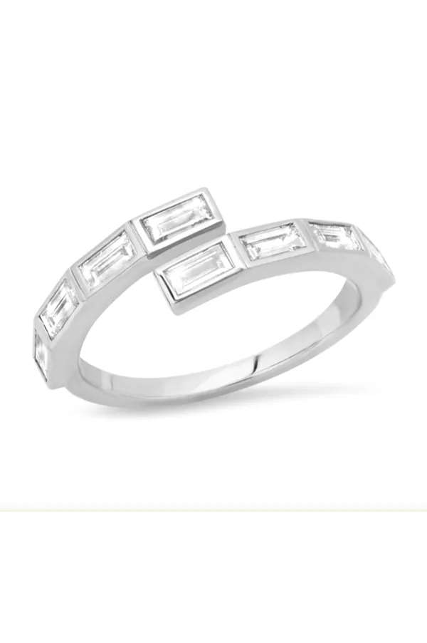 Diamond Baguette Wrap Ring