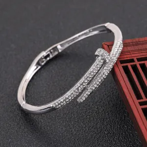 Diamond-encrusted Zircon Bracelet Hipster Femininity Fashion Simple