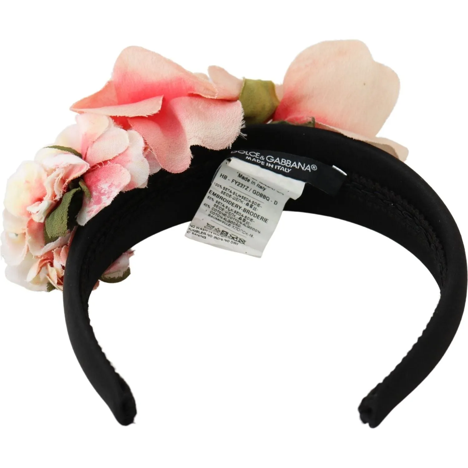 Dolce & Gabbana Elegant Silk Designer Headband Tiara