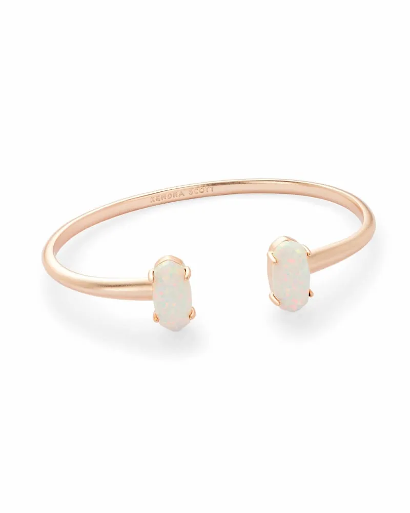 Edie Rose Gold - White Opal Bracelet