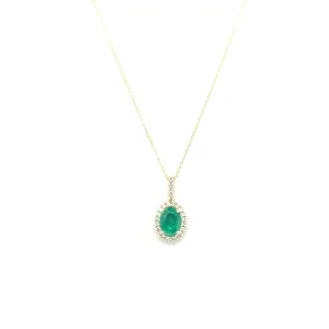 Emerald & Diamond Pendant