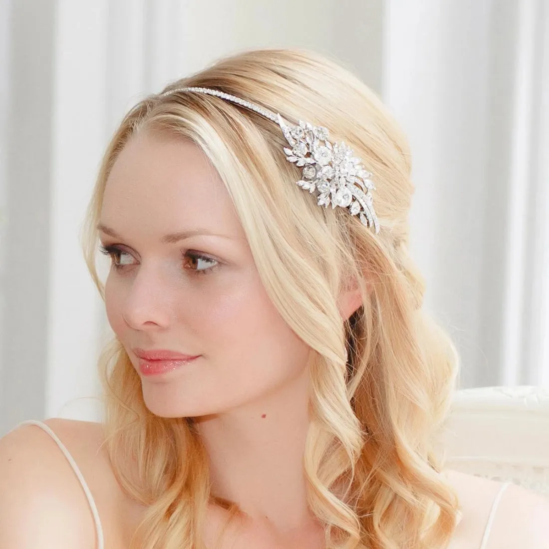 Exquisitely Precious Side Tiara