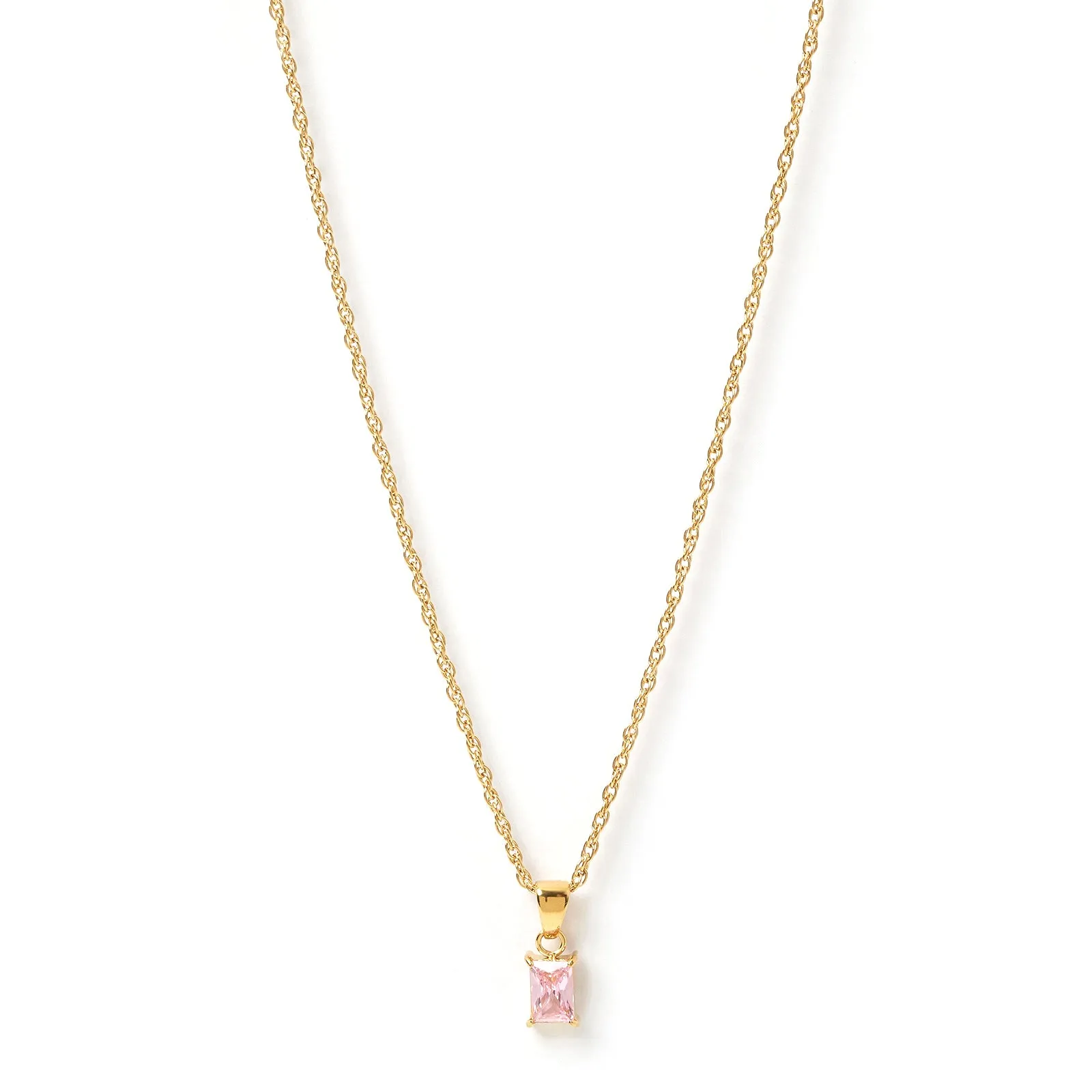 Gia Gold Necklace - Rose