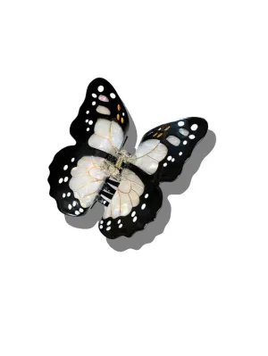 Hand-Painted Monarch Butterfly Hair Claw