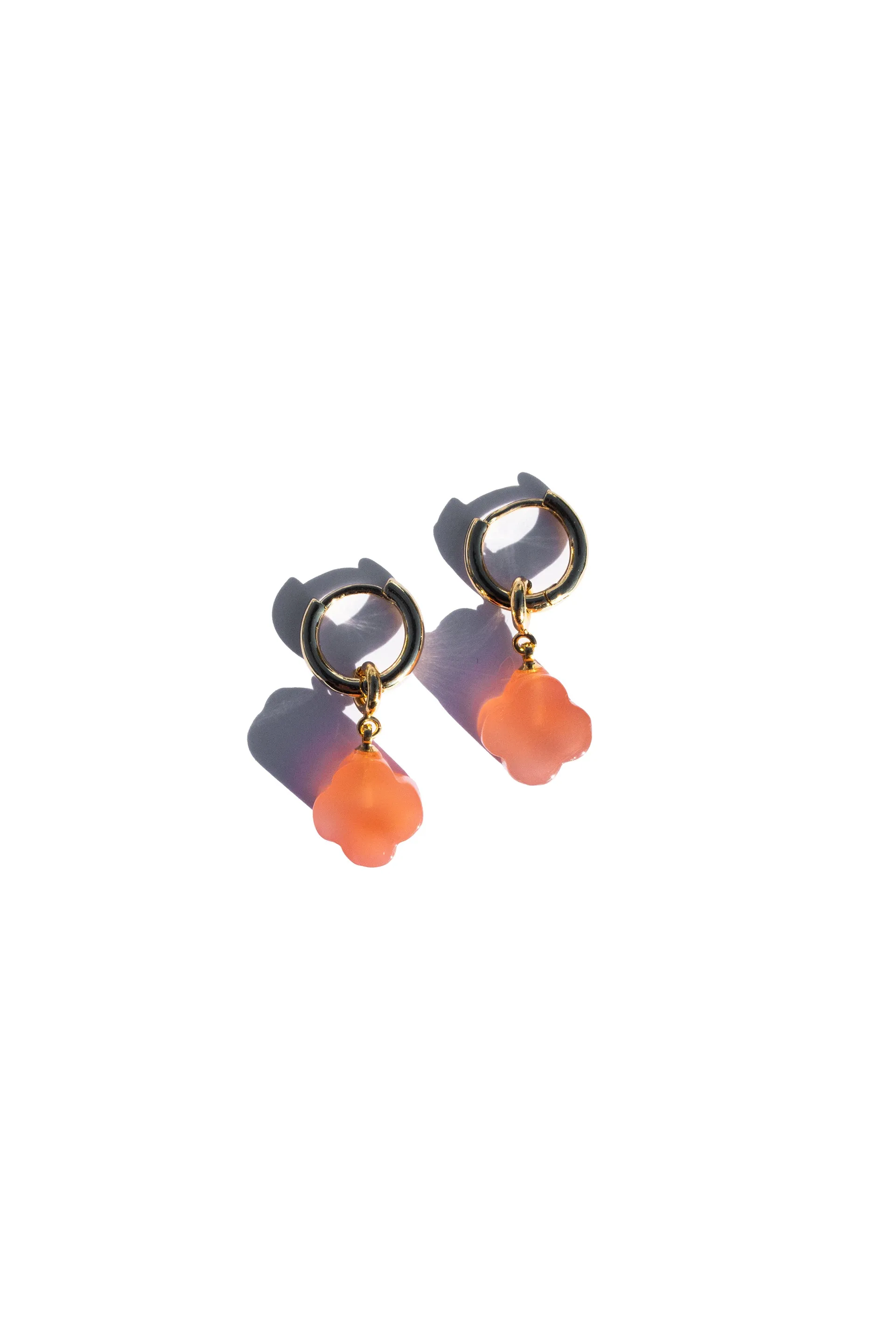 Harvest — Jade stone charm earrings