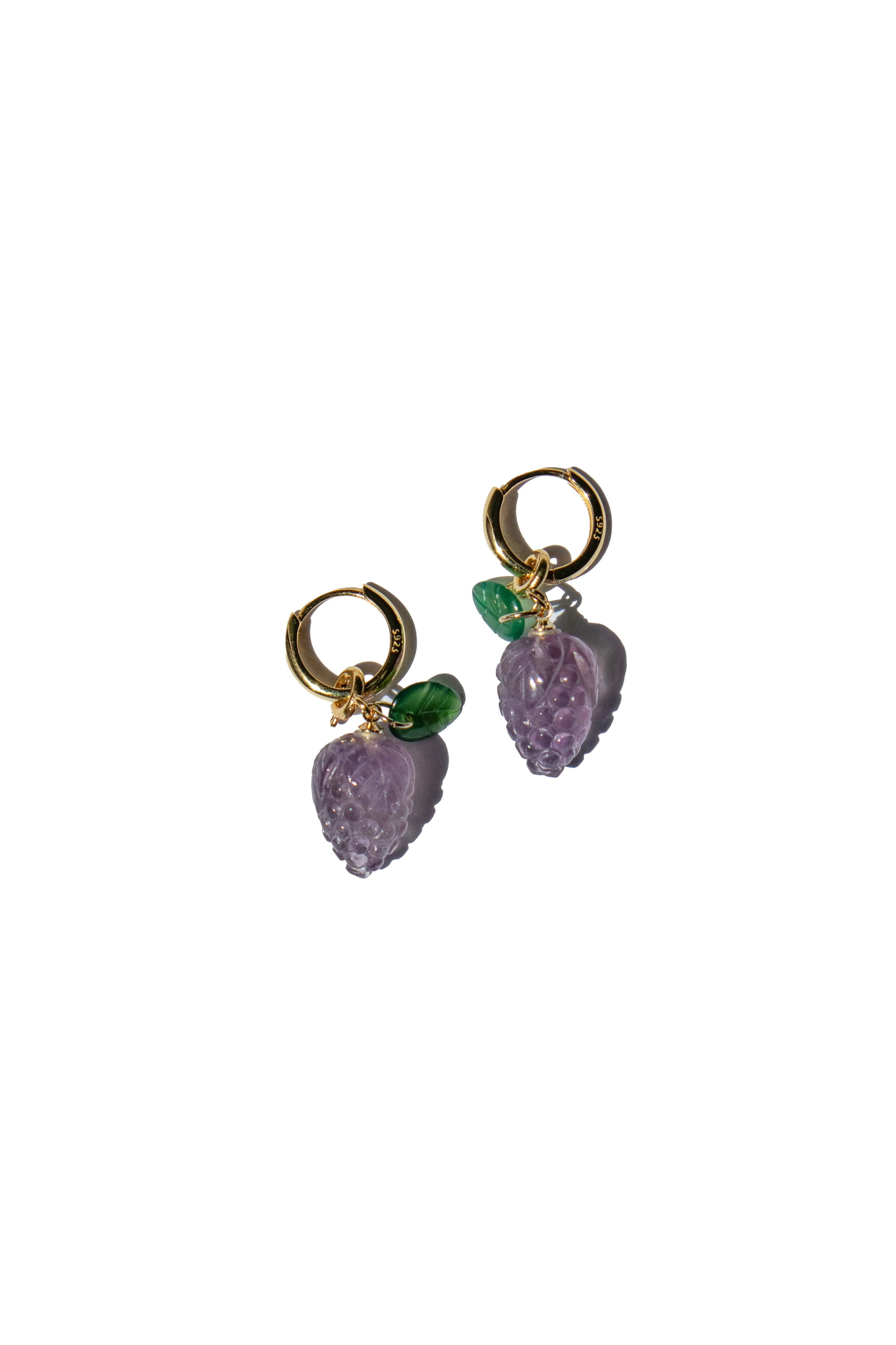 Harvest — Jade stone charm earrings