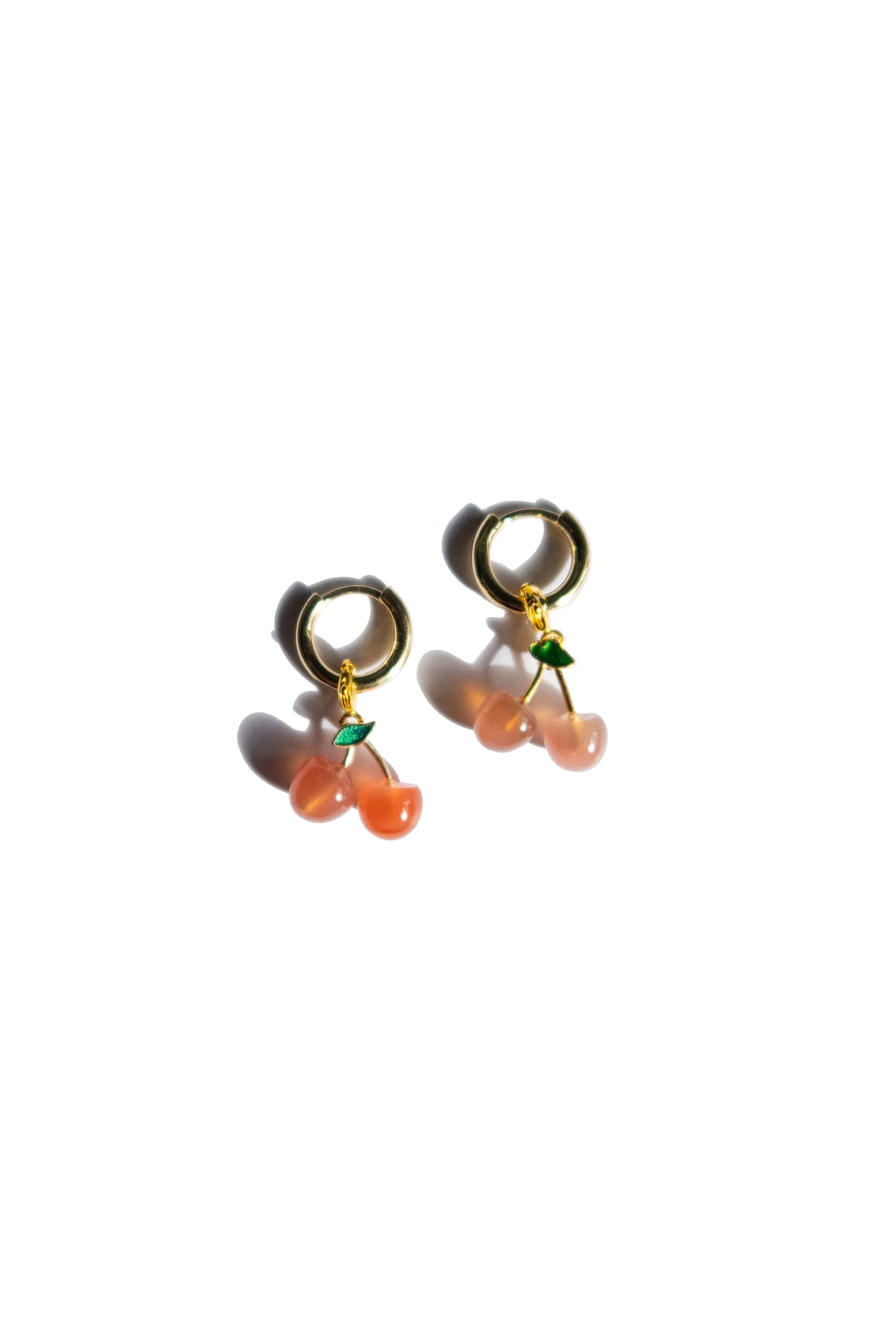 Harvest — Jade stone charm earrings