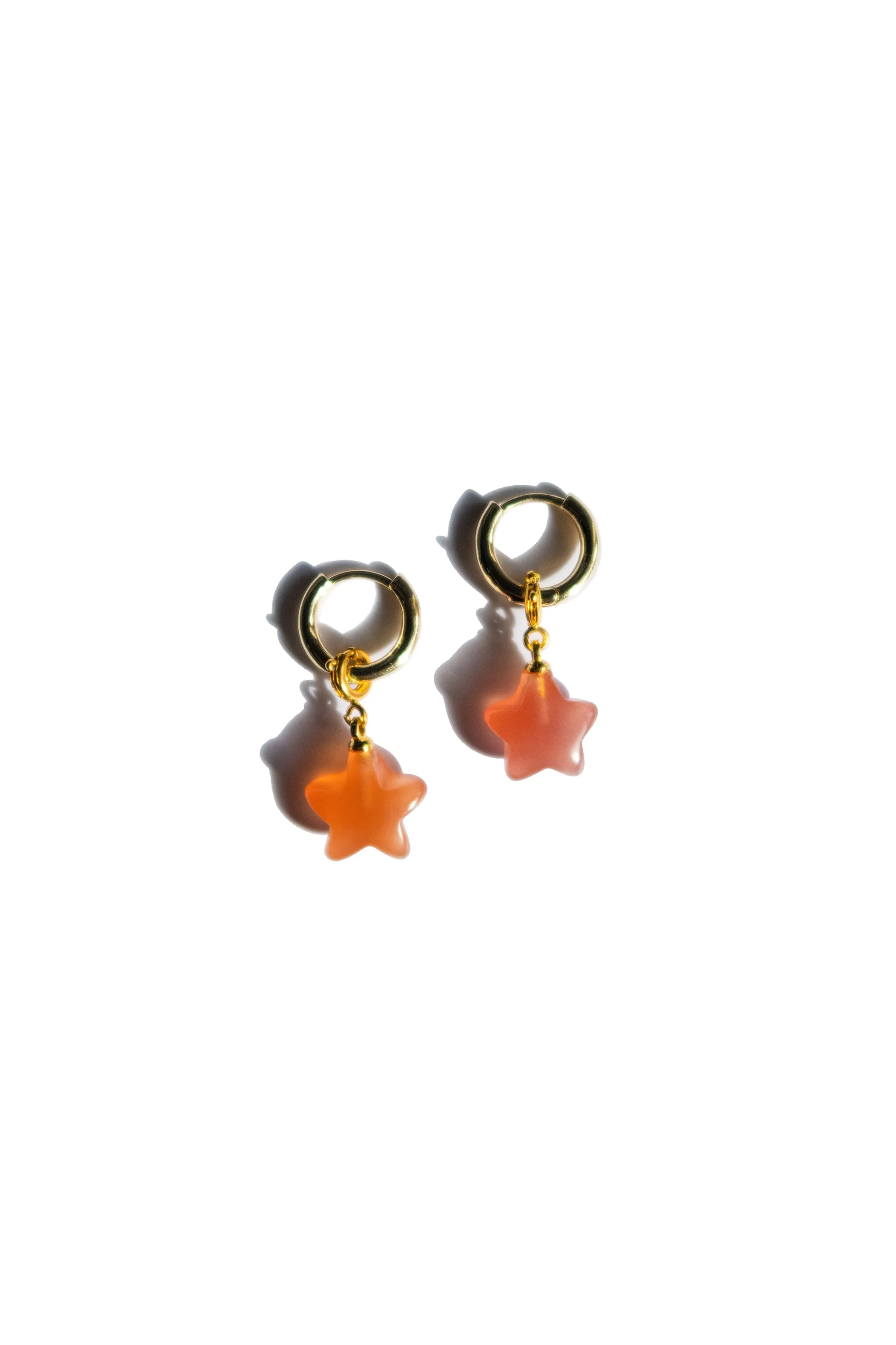 Harvest — Jade stone charm earrings