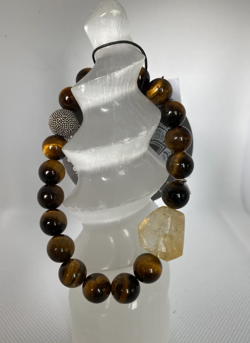 I Am Courageous - Citrine & Tiger's Eye Bracelet