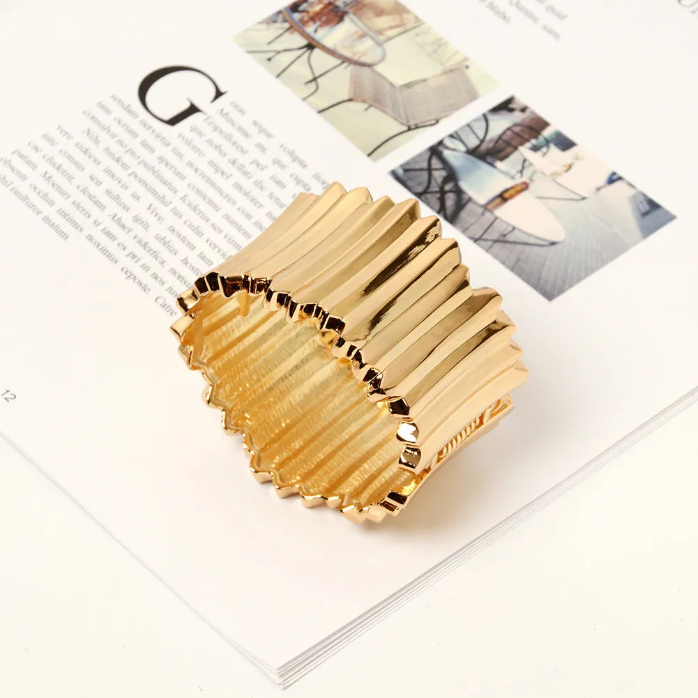 Irregular Exaggerated Zinc Alloy Bracelet