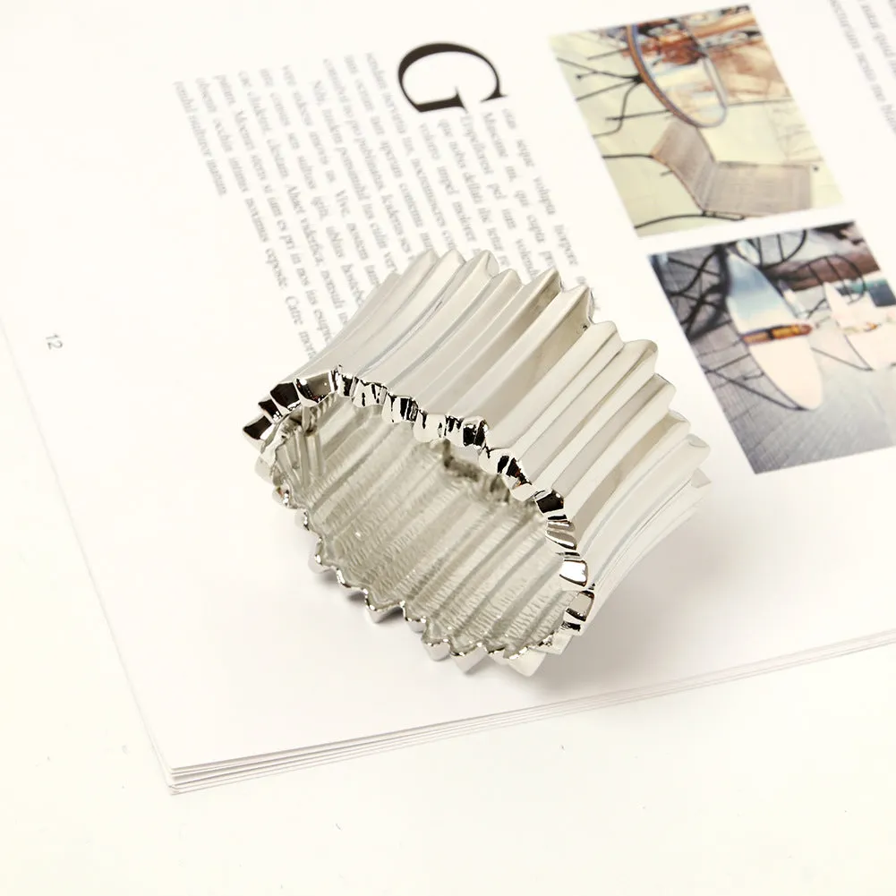 Irregular Exaggerated Zinc Alloy Bracelet