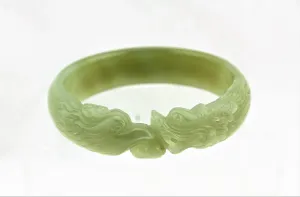 Jade Dragon and Phoenix Bracelet