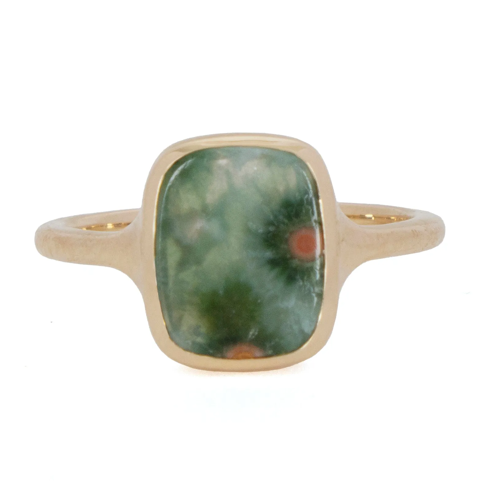 Jasper Rectangle Signet Ring