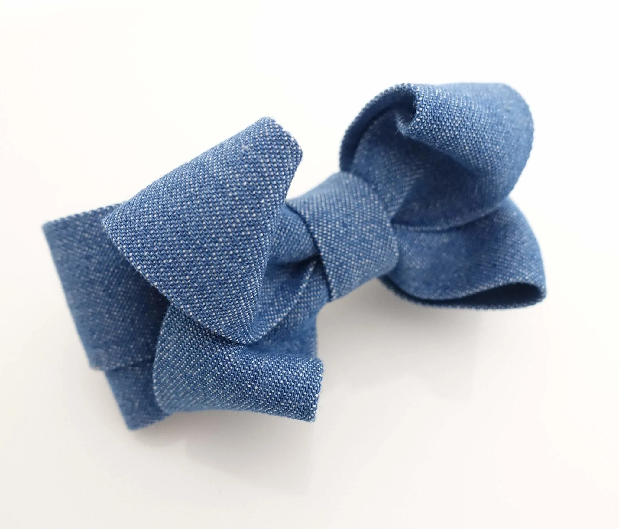 Jean Denim hair Bow French Hair Barrette  Women Hair Accessories Casual Hair Barrette