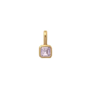 June Alexandrite Square Charm