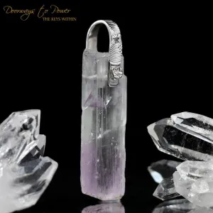 Kunzite Light Language Pendant ™ .925 SS