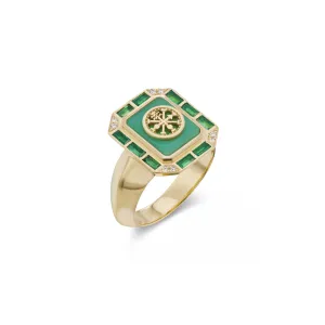 La Ruota Signet Ring