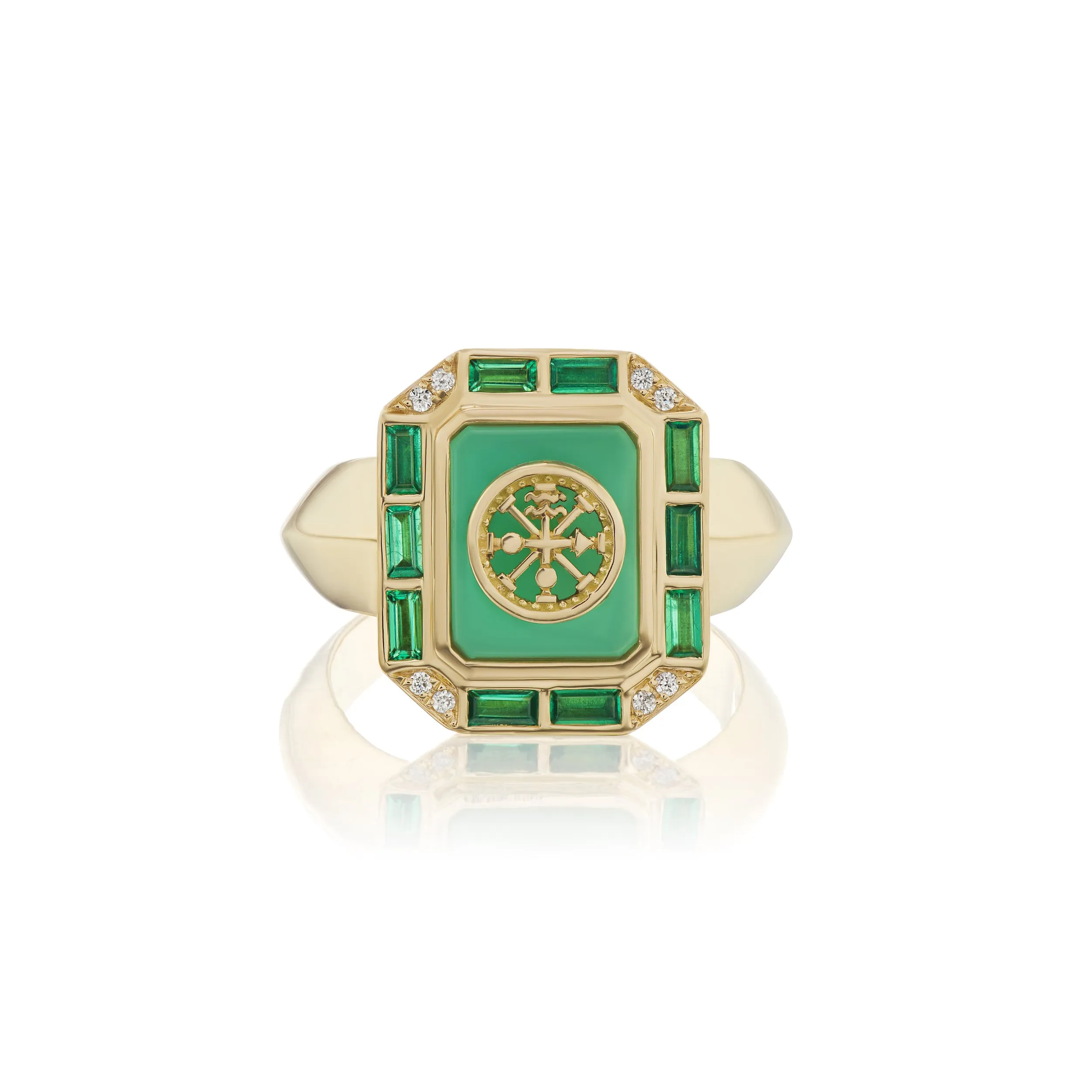 La Ruota Signet Ring