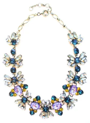 Luxe Vintage Inspired Crystal Statement Necklace