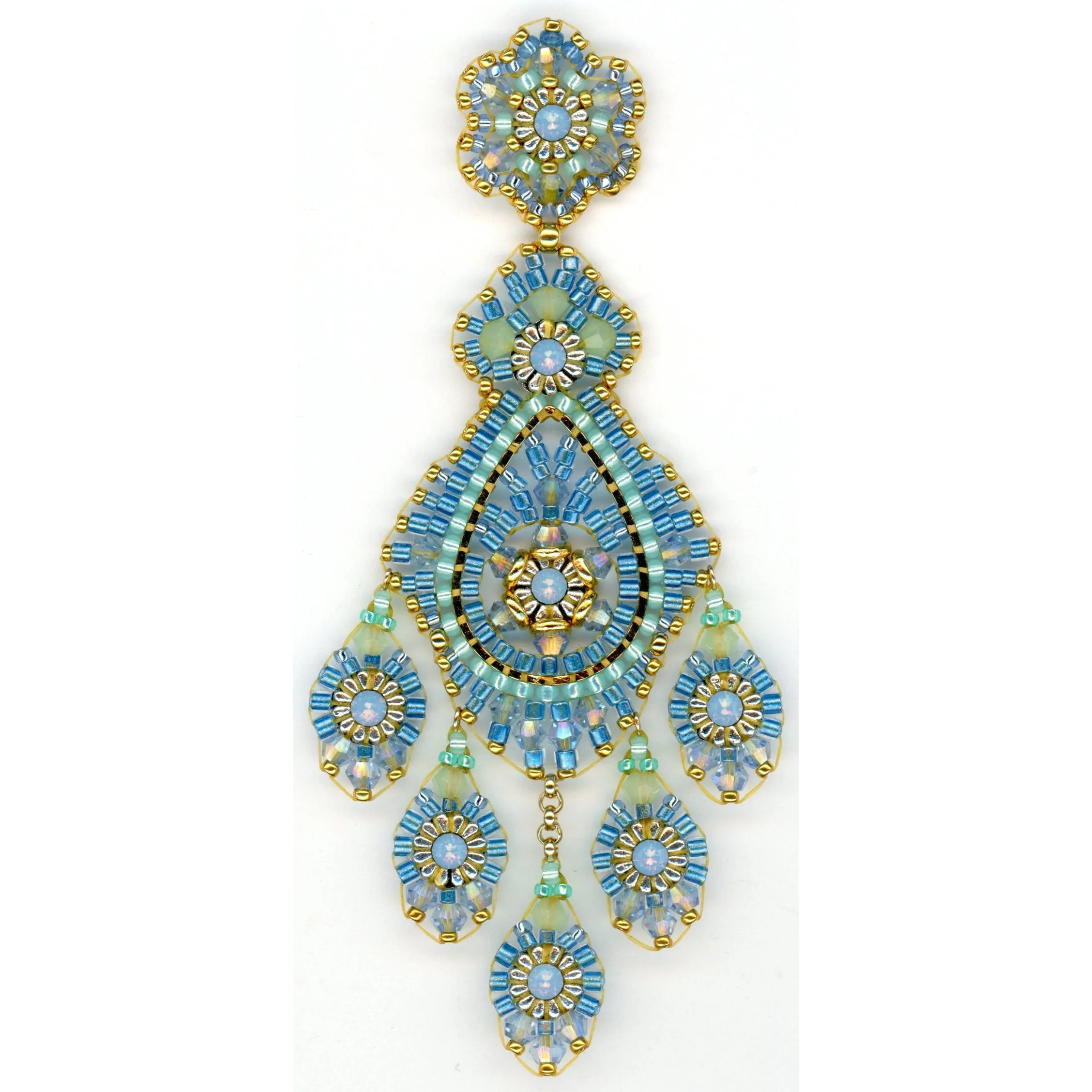 Miguel Ases Ocean Breeze Sobe Chandelier Earrings