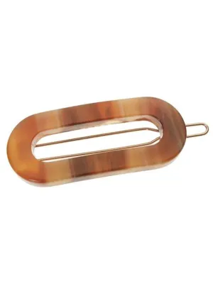 Mini Oval Tige Boule Barrette