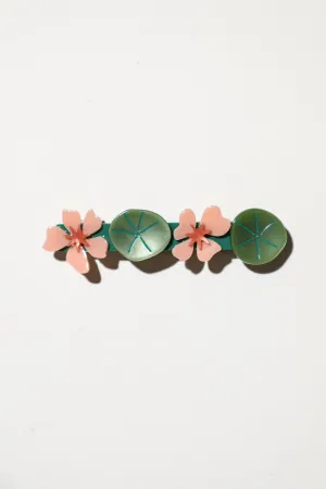 Nasturtium French Barrette