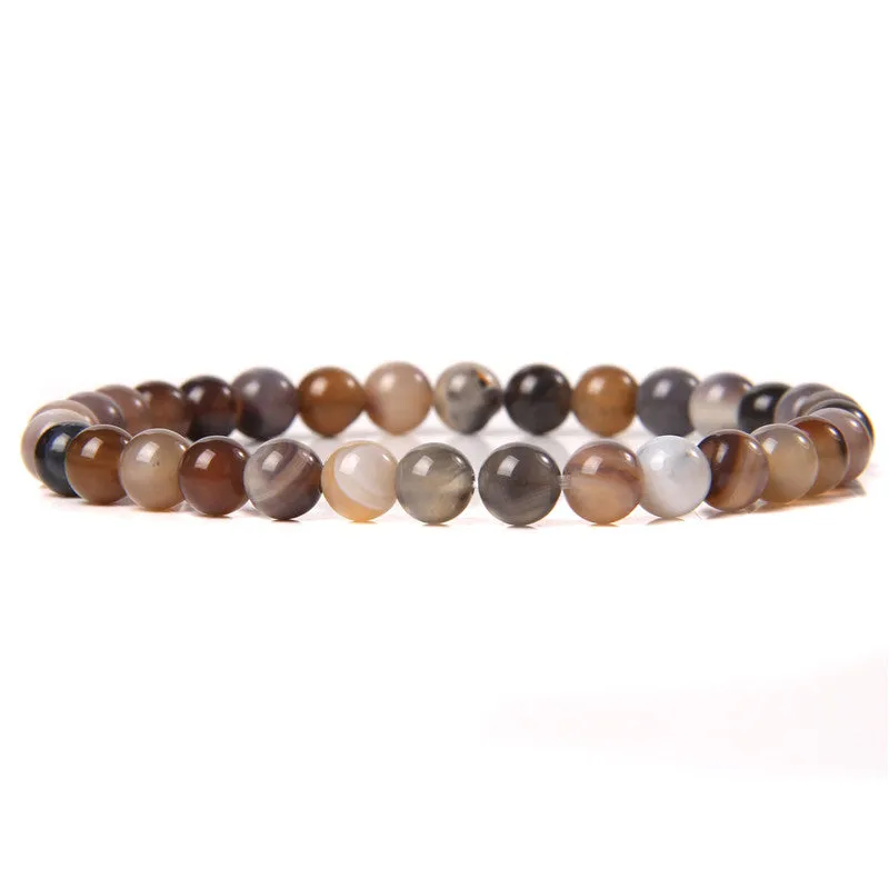 Natural Stone Poke Wear Bracelet Female Stone Beads Charm Ornament